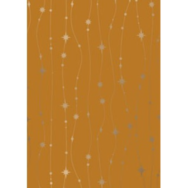 Cadeaupapier Stars Falling Oker