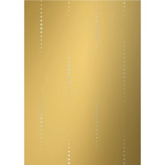 Cadeaupapier Metallic Drops Goud Cadeaupapier Metallic Drops Goud