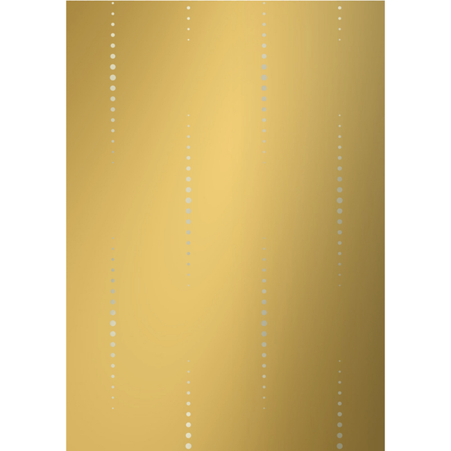 Cadeaupapier Metallic Drops Goud