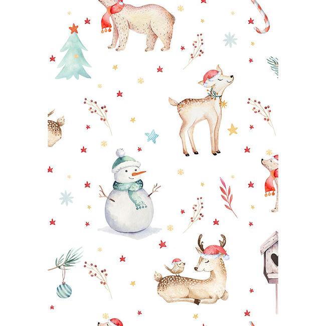 Cadeaupapier Xmas Pastels