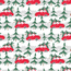 Cadeaupapier Xmas Cars Rood