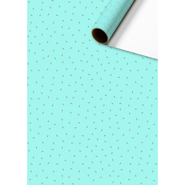 Consumentenrollen Cadeaupapier Care Turquoise