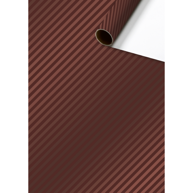 Consumentenrollen Cadeaupapier Stribe Koper