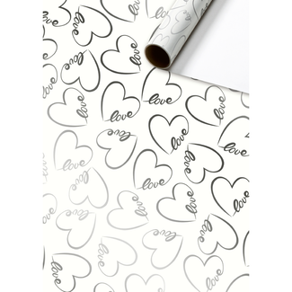 Consumentenrollen Cadeaupapier Dany Wit