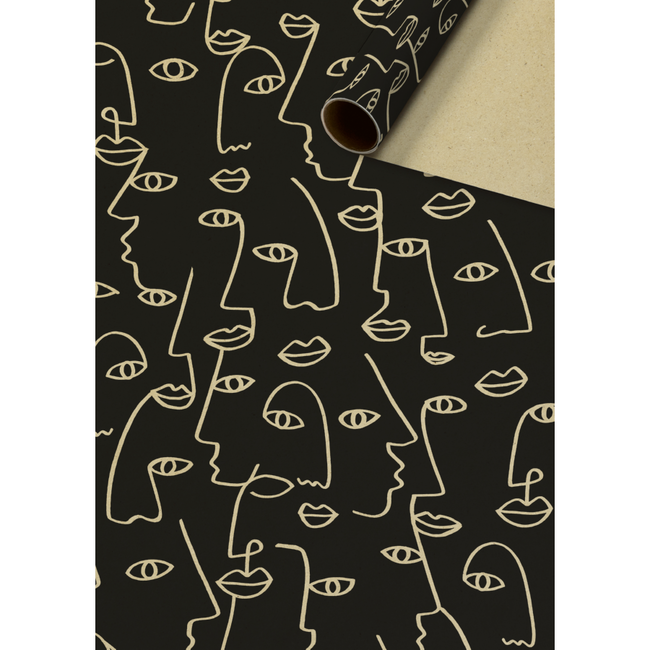 Consumentenrollen Cadeaupapier Ardik Zwart