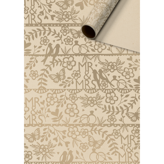Consumentenrollen Cadeaupapier Anouk Goud