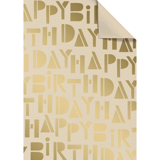 Cadeaupapier Vellen Vinci Goud