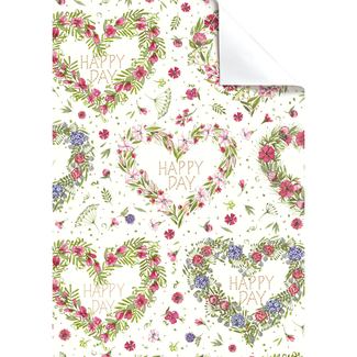 Cadeaupapier Vellen Vally Roze