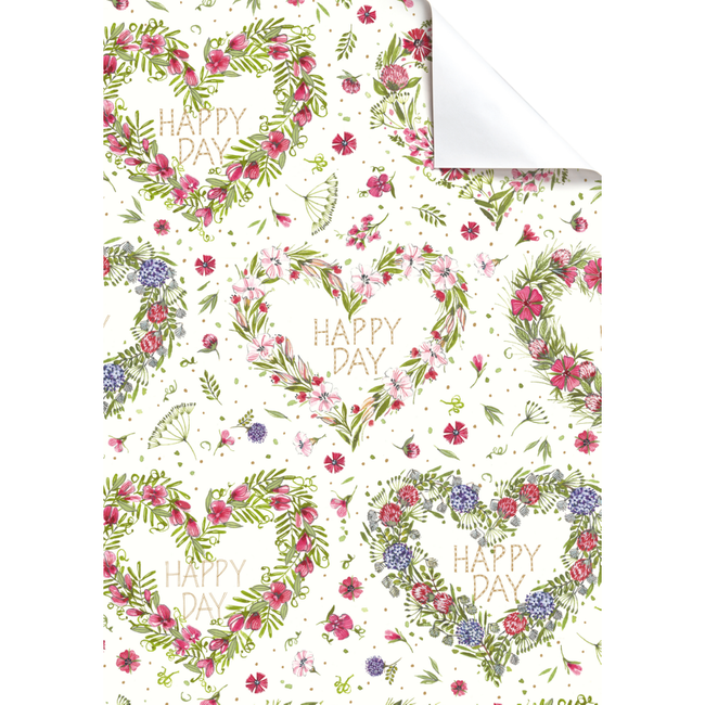 Cadeaupapier Vellen Vally Roze