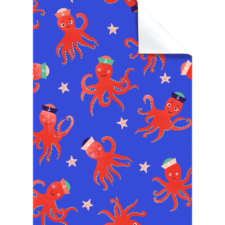 Cadeaupapier Vellen Toffy Blauw