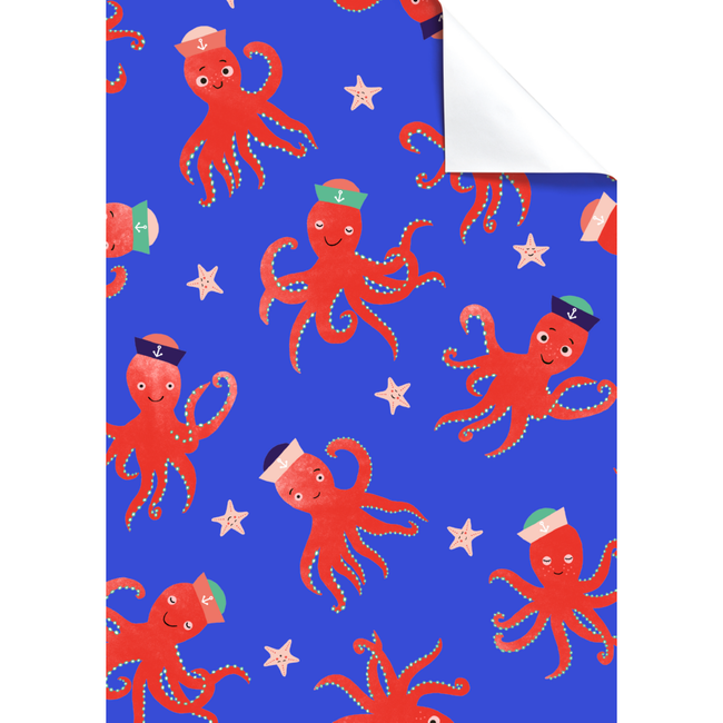 Cadeaupapier Vellen Toffy Blauw