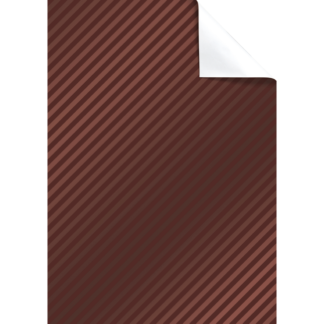Cadeaupapier Vellen Stribe Koper