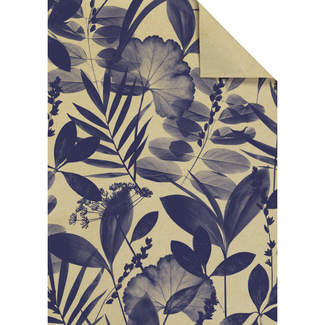 Cadeaupapier Vellen Sona Donkerblauw