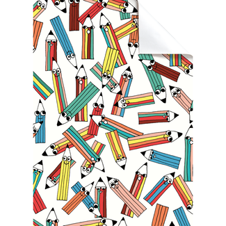 Cadeaupapier Vellen Saro Wit