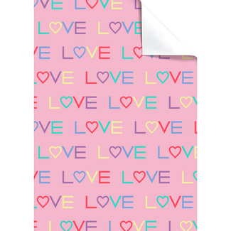 Cadeaupapier Vellen Fides Roze