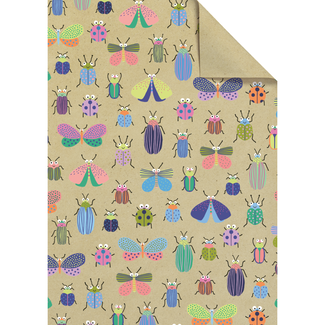 Cadeaupapier Vellen Beetle Groen