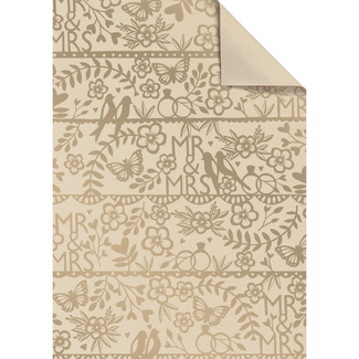 Cadeaupapier Vellen Anouk Goud