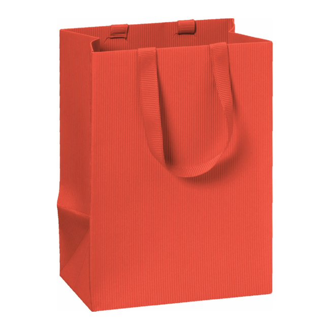 Papieren Draagtassen Uni Rood