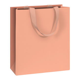 Papieren Draagtassen Uni Pure Roze