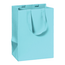 Papieren Draagtassen Uni Lichtblauw