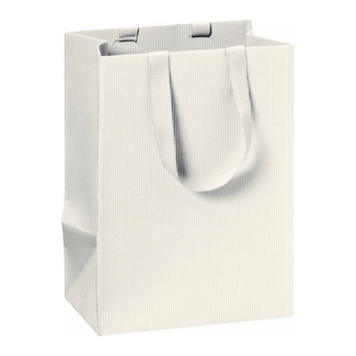 Papieren Draagtassen Uni Lichtbeige