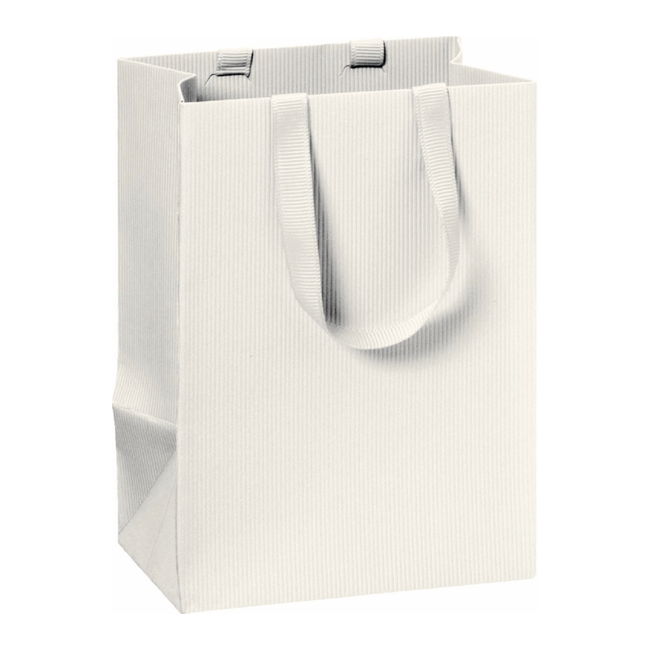 Papieren Draagtassen Uni Lichtbeige