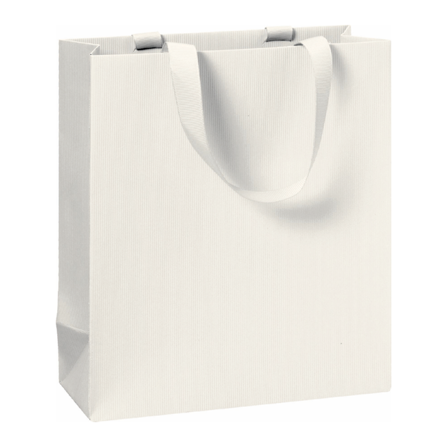 Papieren Draagtassen Uni Lichtbeige