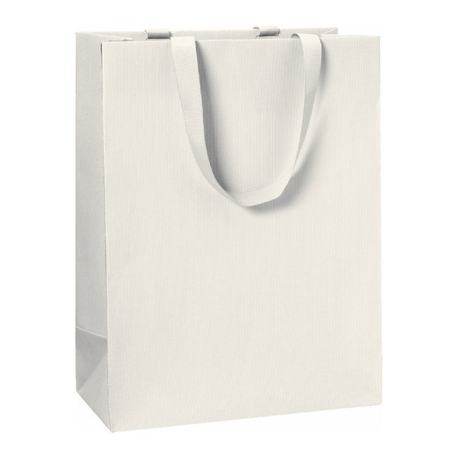 Papieren Draagtassen Uni Lichtbeige