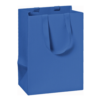 Papieren Draagtassen Uni Donkerblauw