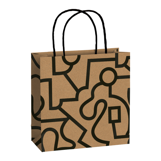 Papieren Draagtassen Taio Beige