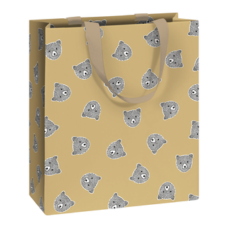 Papieren Draagtassen Rollo Lichtbruin