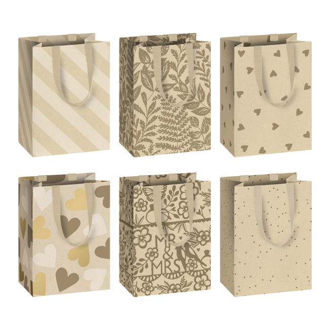 Papieren Draagtassen Display Anouk Goud