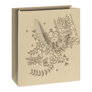 Papieren Draagtassen Anouk Beige