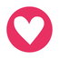 Cadeaustickers Velia Roze