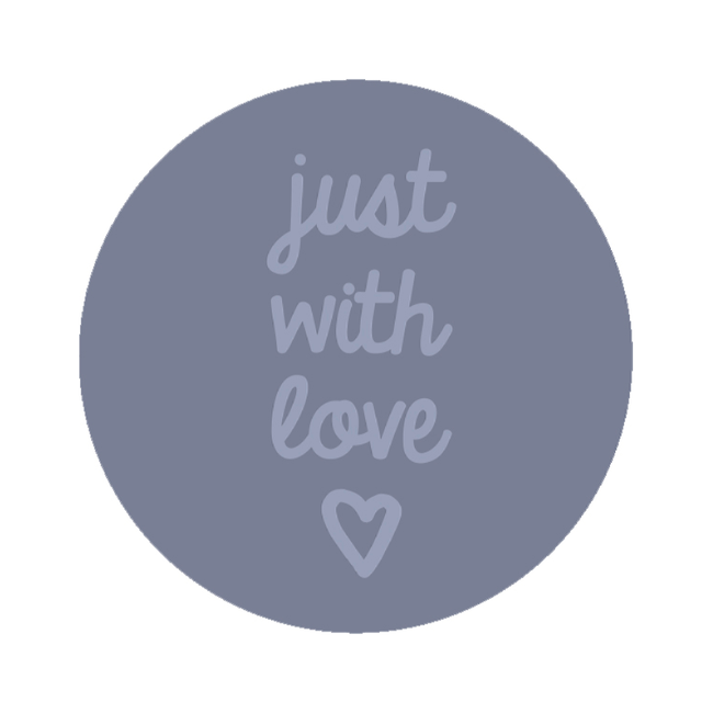 Cadeaustickers Lyra Blauw