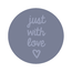 Cadeaustickers Lyra Blauw