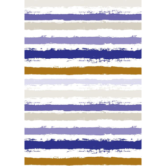 Cadeaupapier Stripes Pattern Paars