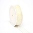 Organza Lint Wired Creme