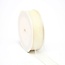 Organza Lint Wired Creme