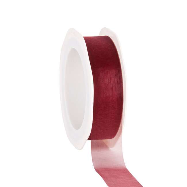 Organza Lint Voile Bordeaux