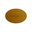 Cadeaustickers Bedankt Ovaal Goud