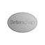 Cadeaustickers Beterschap Ovaal Zilver