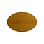 Cadeaustickers Valentijn Ovaal Goud