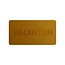 Cadeaustickers Valentijn Rechthoek Goud