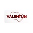Cadeaustickers Valentijn Rechthoek Wit