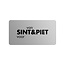 Cadeaustickers Sint & Piet Rechthoek Zwart