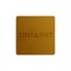 Cadeaustickers Sint & Piet Vierkant Goud