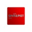 Cadeaustickers Sint & Piet Vierkant Rood