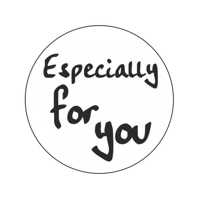 Cadeaustickers Old School Especially For You