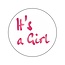 Cadeaustickers Old School H's A Girl